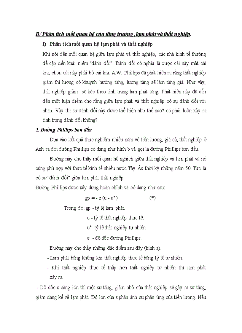 image for page Phân tích mối quan hệ thất nghiệp lạm phát và tốc độ tăng trưởng kinh tế đồng thời minh họa trên số liệu thực tế của Việt Nam những năm gần đây