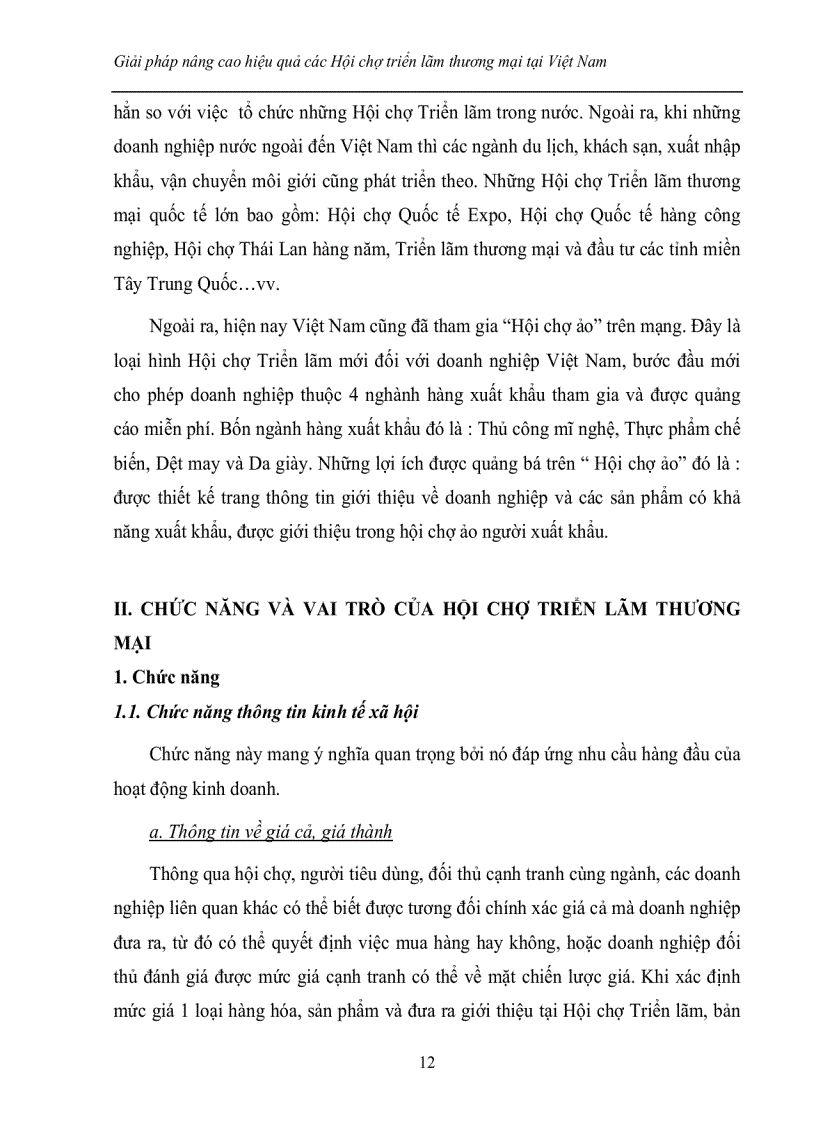 image for page Giải pháp nâng cao hiệu quả Hội chợ Triển lãm tại Việt Nam