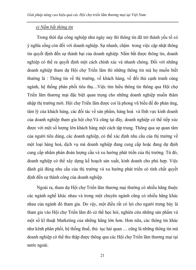 image for page Giải pháp nâng cao hiệu quả Hội chợ Triển lãm tại Việt Nam