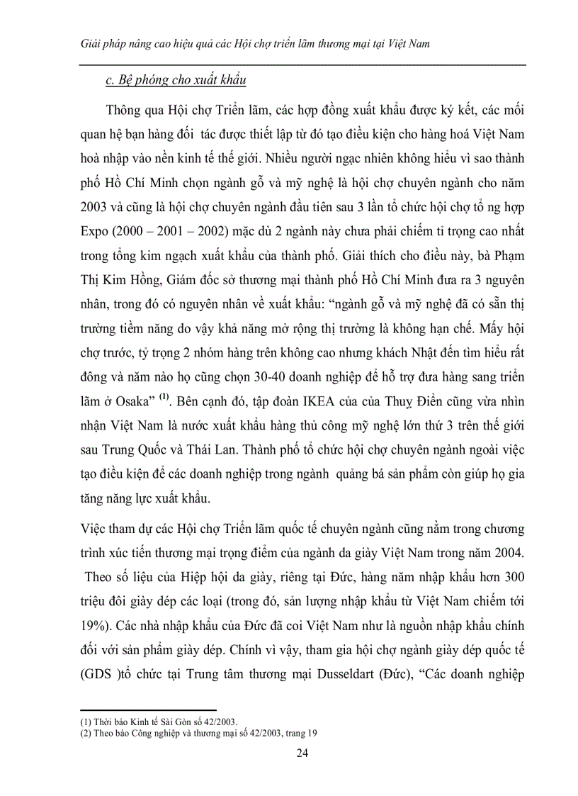 image for page Giải pháp nâng cao hiệu quả Hội chợ Triển lãm tại Việt Nam