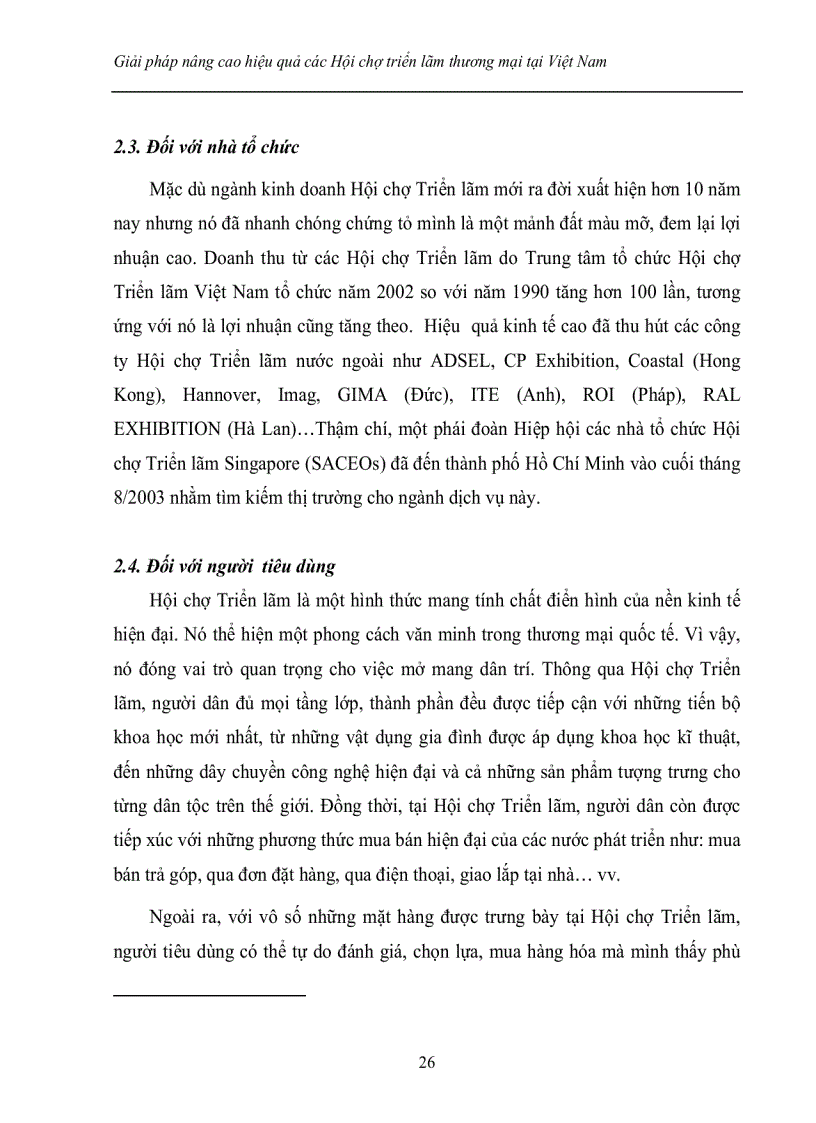 image for page Giải pháp nâng cao hiệu quả Hội chợ Triển lãm tại Việt Nam