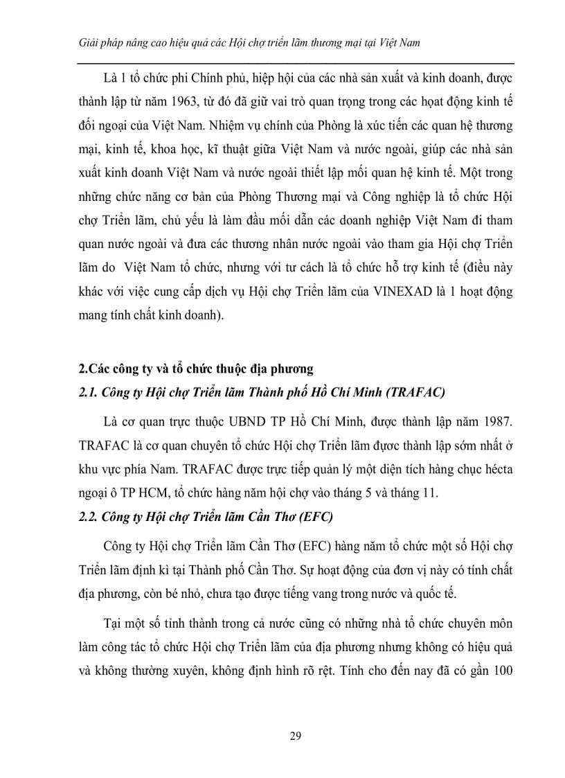 image for page Giải pháp nâng cao hiệu quả Hội chợ Triển lãm tại Việt Nam