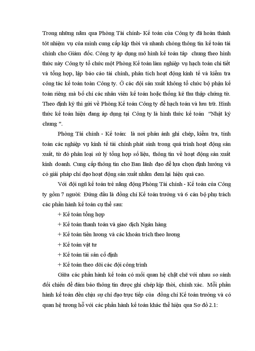 image for page Thực trạng công tác kế toán tiền lương và các khoản trích theo lương kế toán thanh toán tại Công ty cổ phần xây dựng Sông Hồng 26