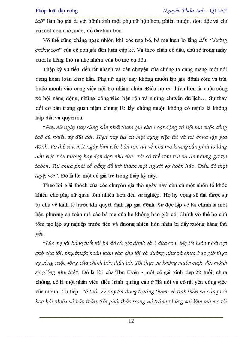 image for page Anh chị hãy đánh giá thực trạng về quan hệ hôn nhân Việt Nam trong gia đình hiện nay qua đó chỉ ra sự khác biệt so với quan hệ hôn nhân Việt Nam