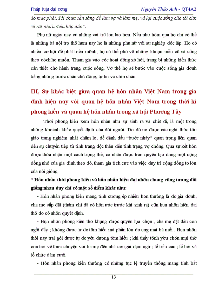 image for page Anh chị hãy đánh giá thực trạng về quan hệ hôn nhân Việt Nam trong gia đình hiện nay qua đó chỉ ra sự khác biệt so với quan hệ hôn nhân Việt Nam
