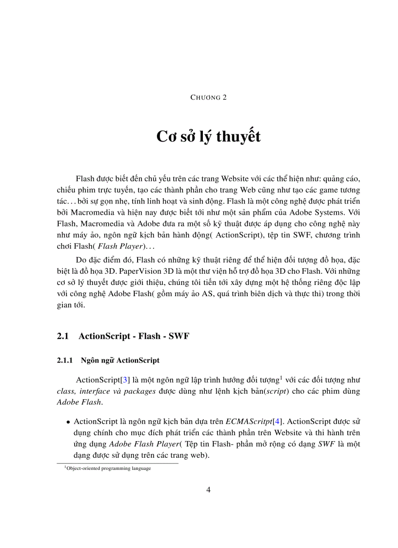 image for page Kỹ thuật xây dựng đồ họa 3d dựa trên công nghệ flash dành cho thiết bị nhúng