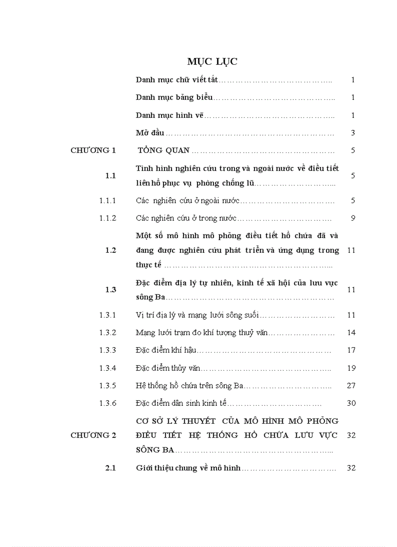 image for page Mô phỏng các kịch bản điều tiết hệ thống hồ chứa lưu vực sông Ba