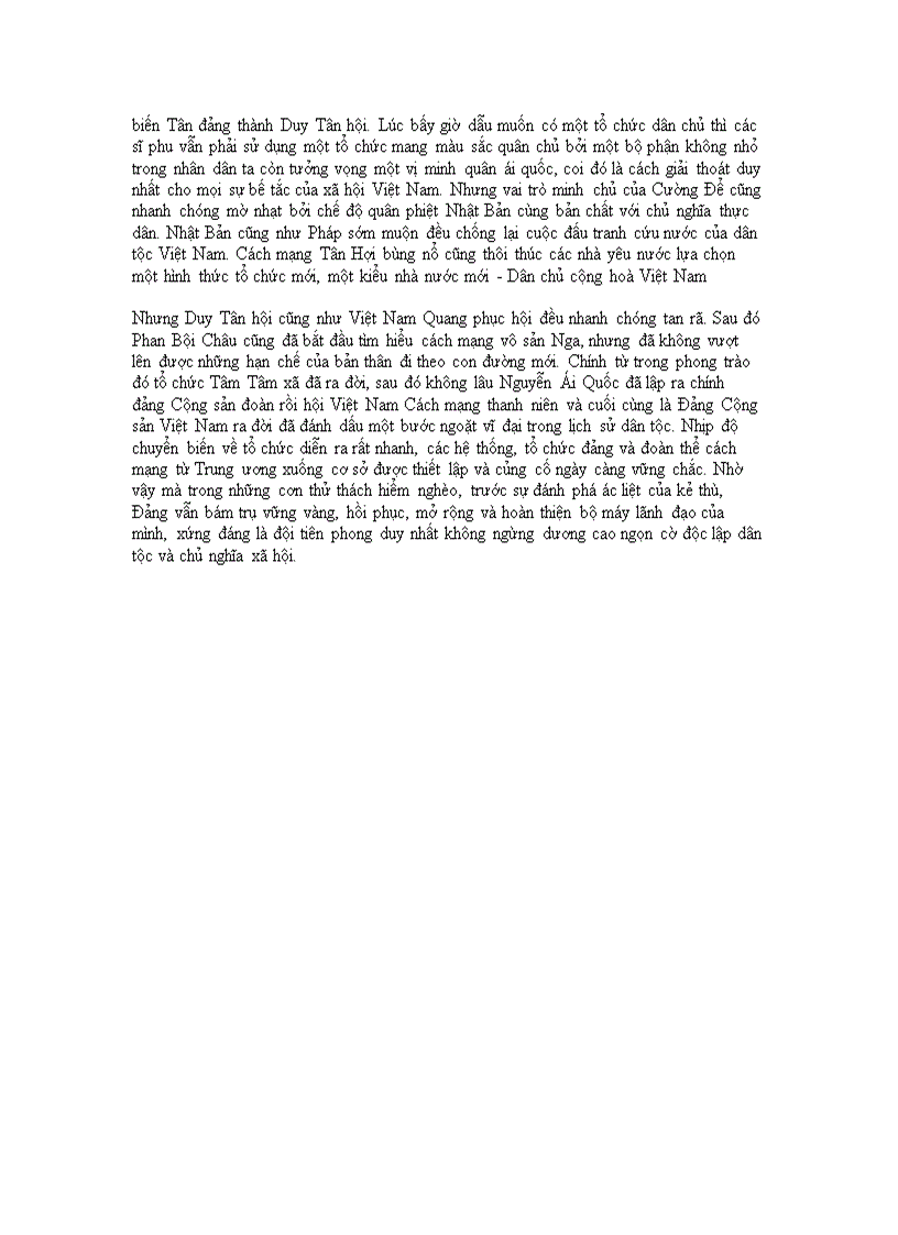 image for page Phong trào đấu tranh giải phóng dân tộc ở Việt Nam đầu thế kỷ XX