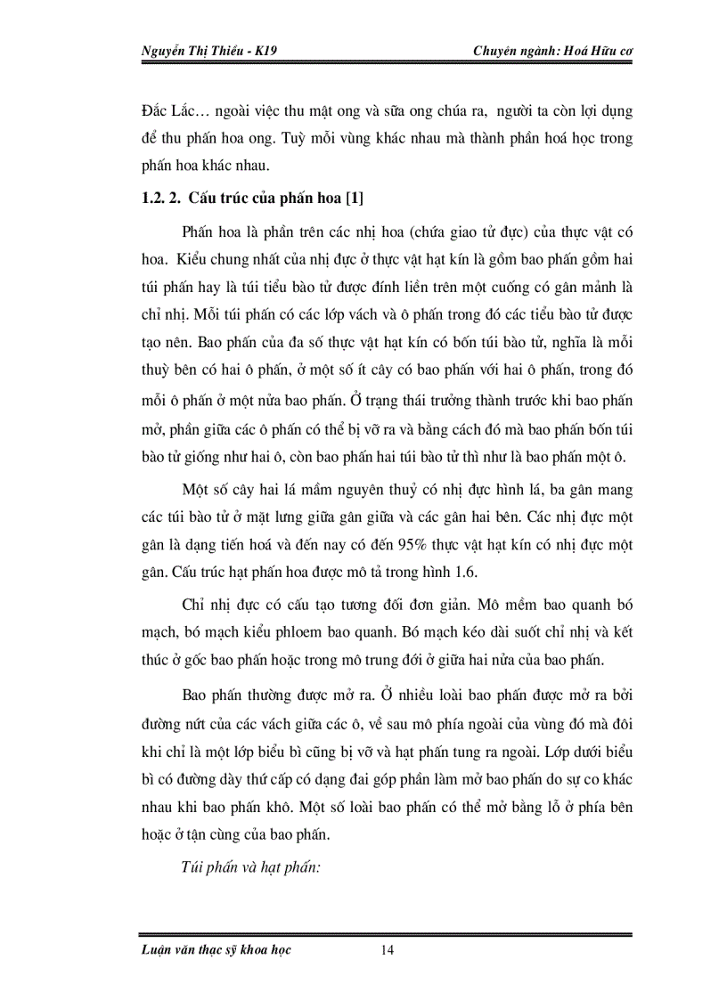 image for page Nghiên cứu thành phần hoá học và hoạt tính sinh học của sữa ong chúa và phấn hoa