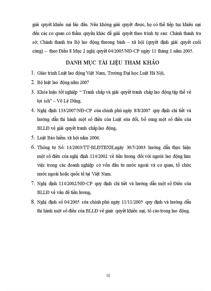 image for page Cơ chế giải quyết tranh chấp lao động tập thể về lợi ích Và tình huống liên quan