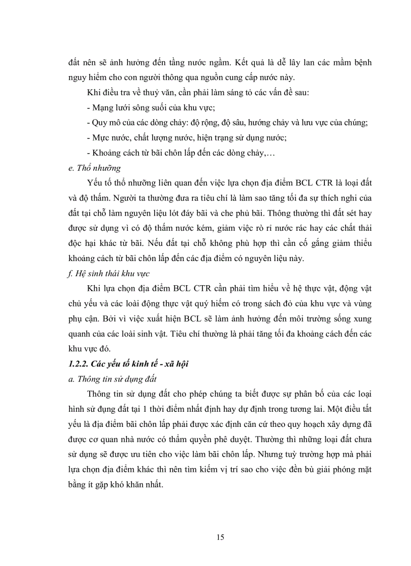 image for page Ứng dụng GIS và phương pháp phân tích đa chỉ tiêu lựa chọn địa điểm bố trí bãi chôn lấp chất thải rắn sinh hoạt phục vụ quy hoạch sử dụng đất