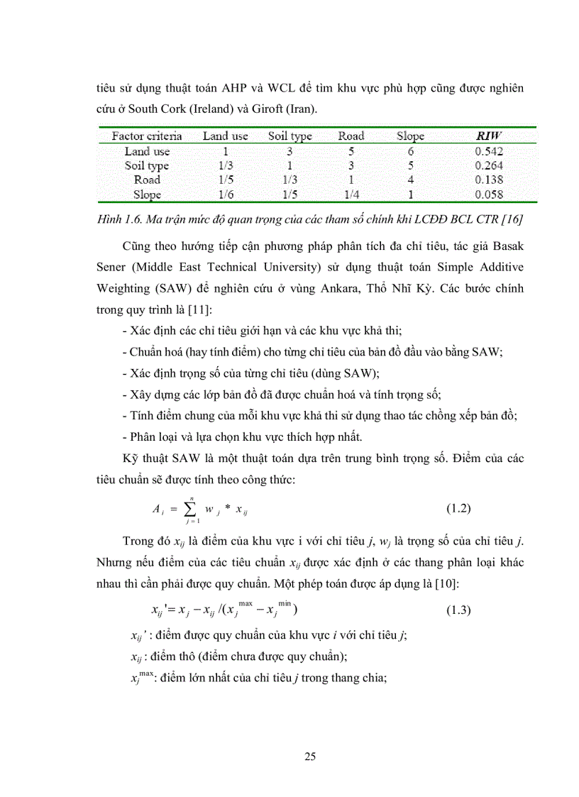 image for page Ứng dụng GIS và phương pháp phân tích đa chỉ tiêu lựa chọn địa điểm bố trí bãi chôn lấp chất thải rắn sinh hoạt phục vụ quy hoạch sử dụng đất