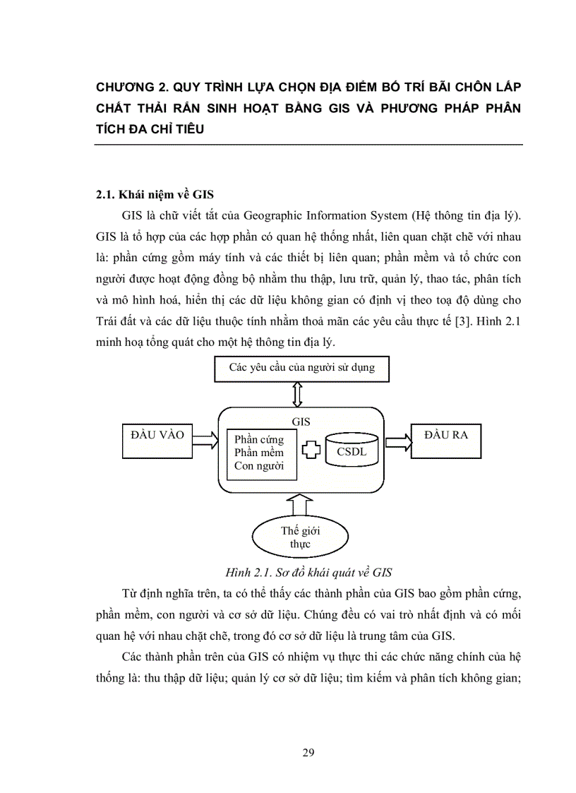 image for page Ứng dụng GIS và phương pháp phân tích đa chỉ tiêu lựa chọn địa điểm bố trí bãi chôn lấp chất thải rắn sinh hoạt phục vụ quy hoạch sử dụng đất