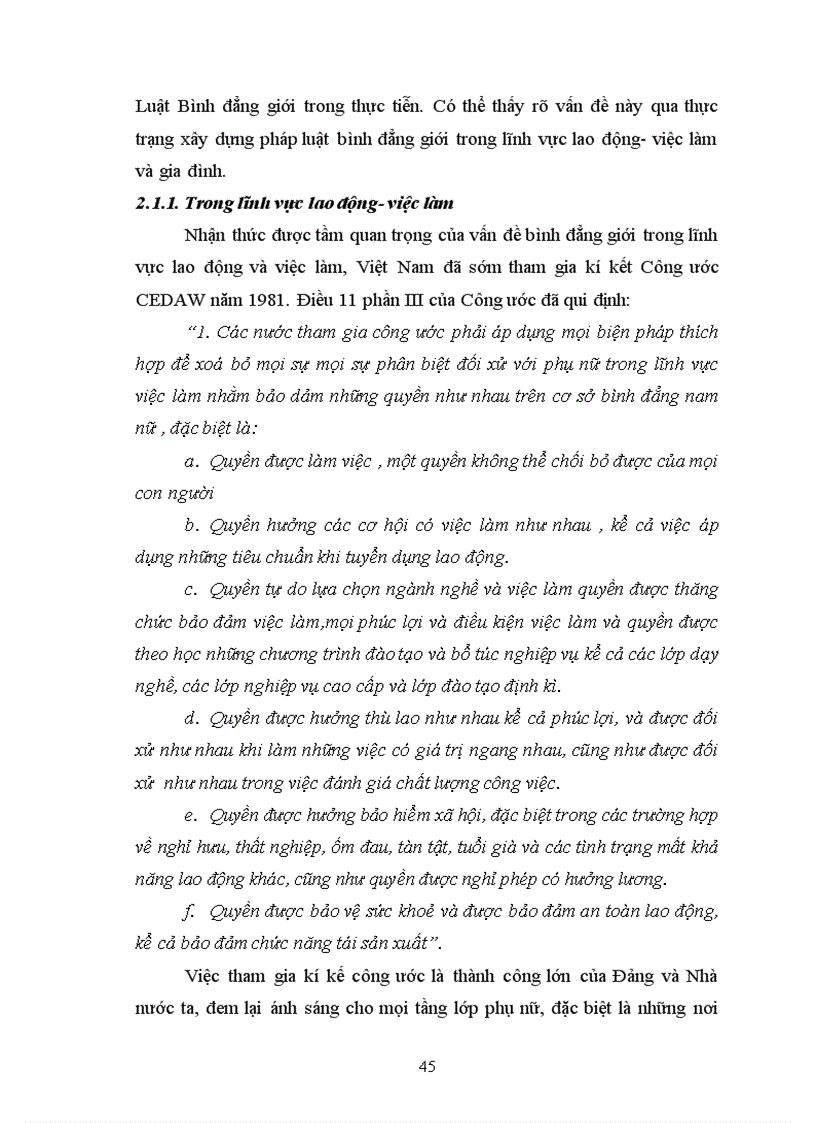 image for page Thực trạng thi hành Luật Bình đẳng giới ở Việt Nam trong giai đoạn hiện nay