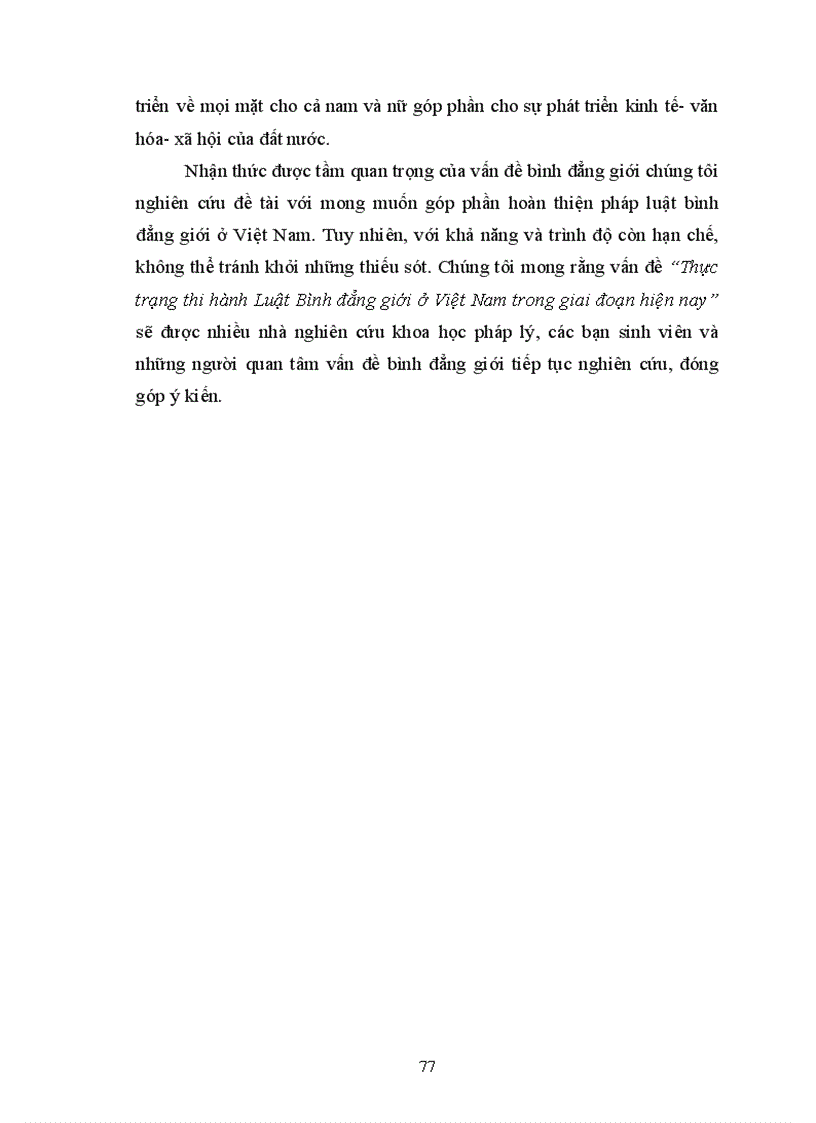 image for page Thực trạng thi hành Luật Bình đẳng giới ở Việt Nam trong giai đoạn hiện nay