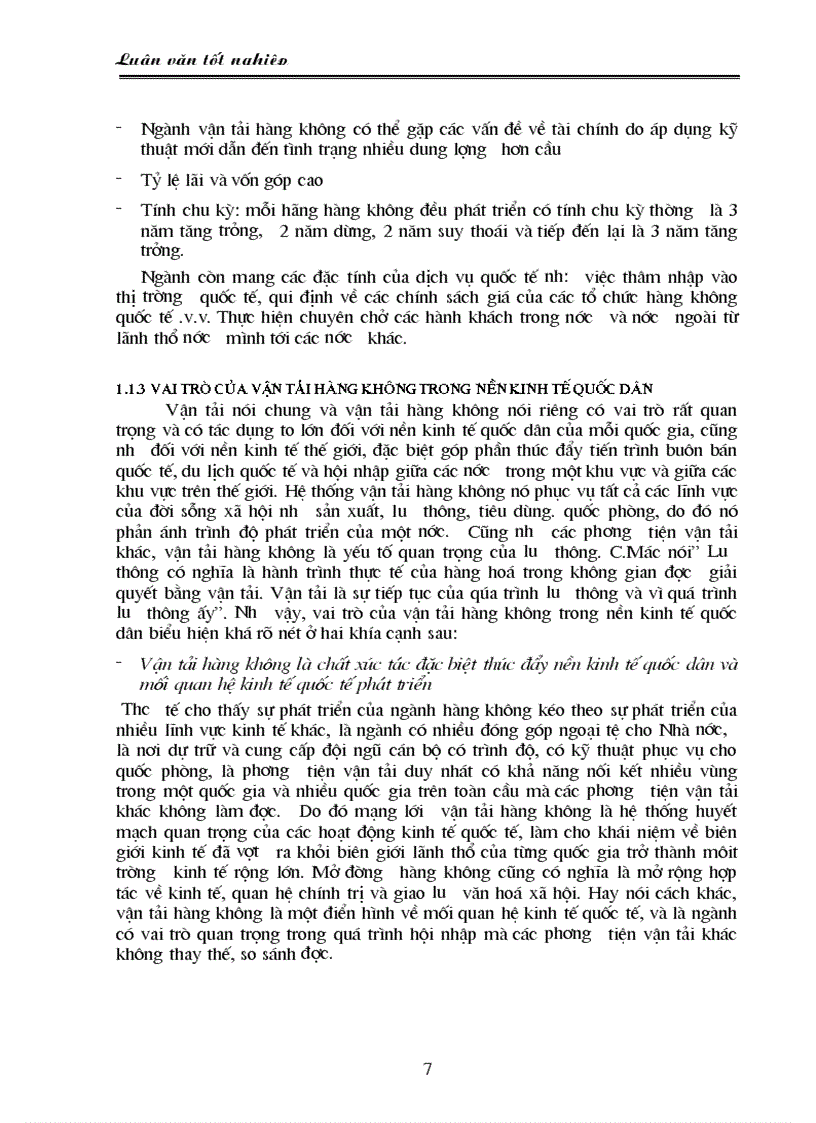 image for page Hoạt động kinh doanh của hãng hàng không việt nam