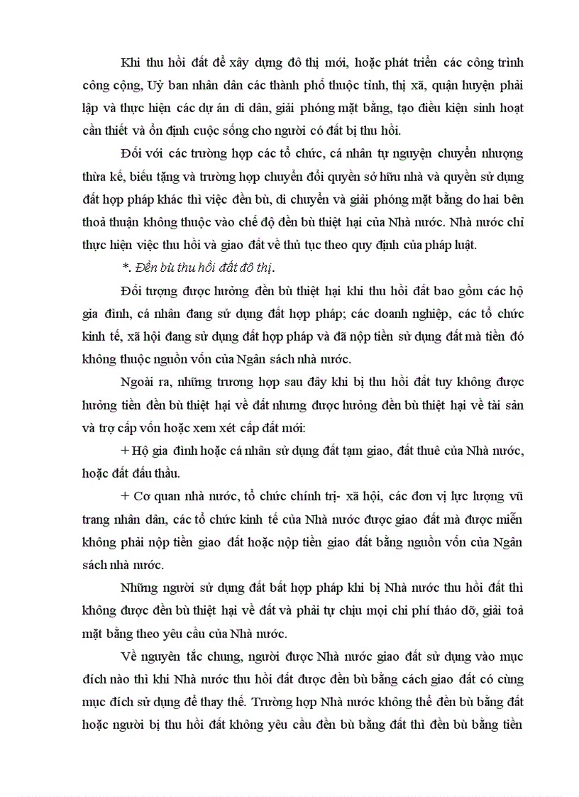 image for page Nội dung quản lý và sử dụng đất đô thị ở nước ta hiện nay