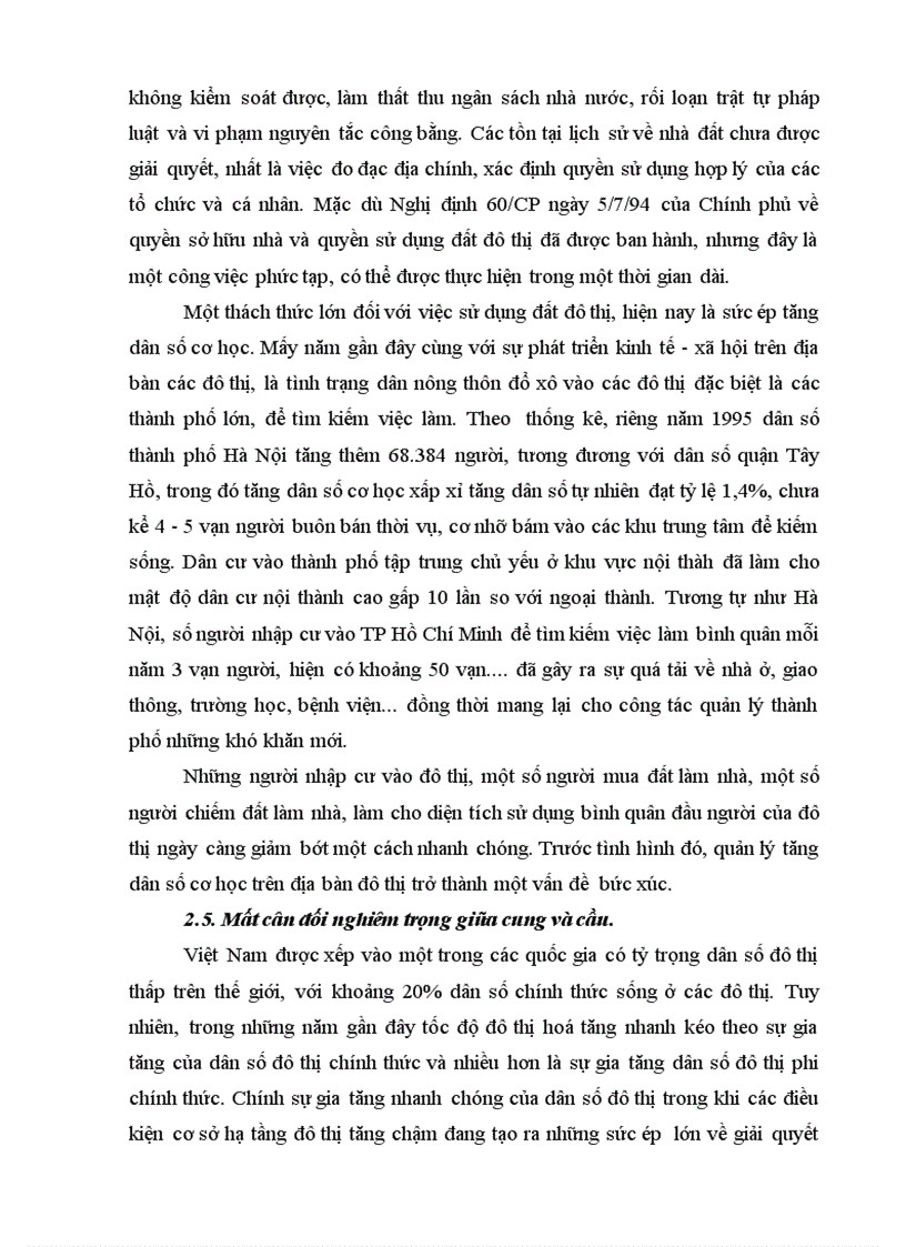 image for page Nội dung quản lý và sử dụng đất đô thị ở nước ta hiện nay