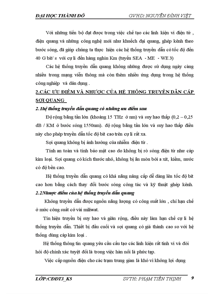 image for page Các hệ thống truyền dẫn bằng cáp sợi quang