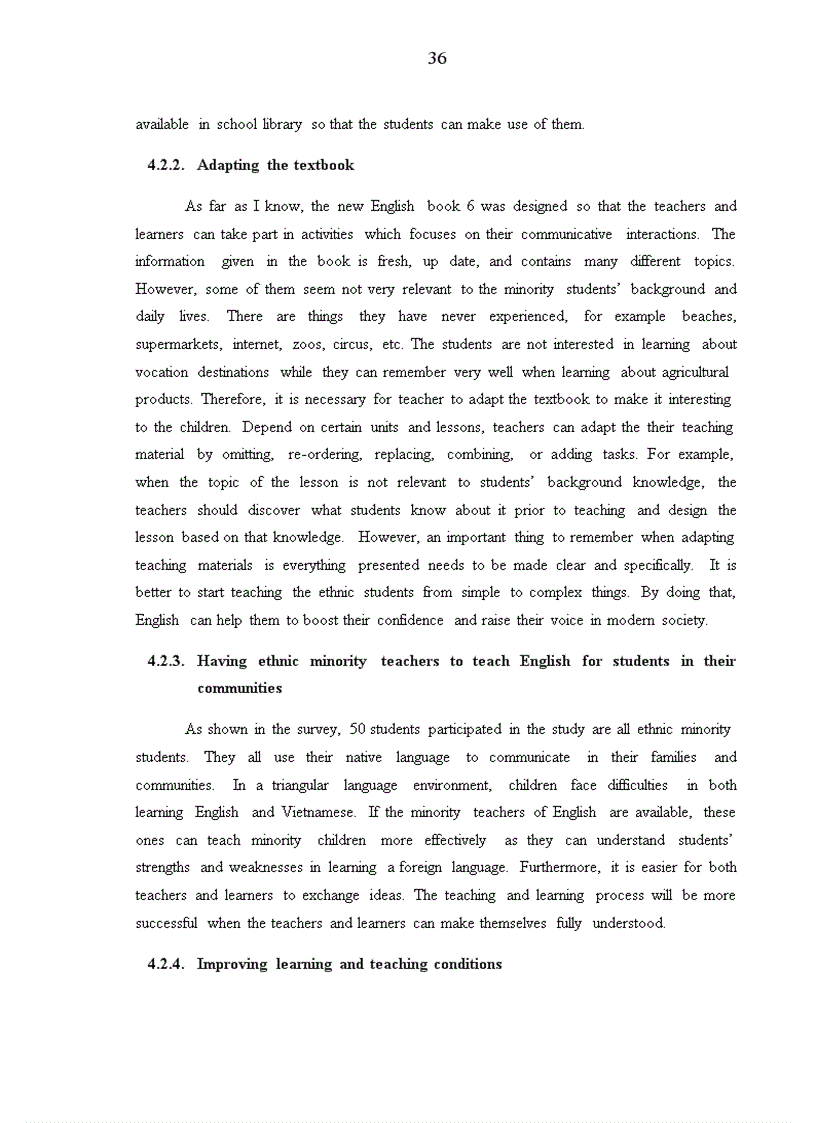 image for page Astudy on some major factors affecting English learning of grade 6 ethnic minority students of a mountainous secondary school to help them learn bett