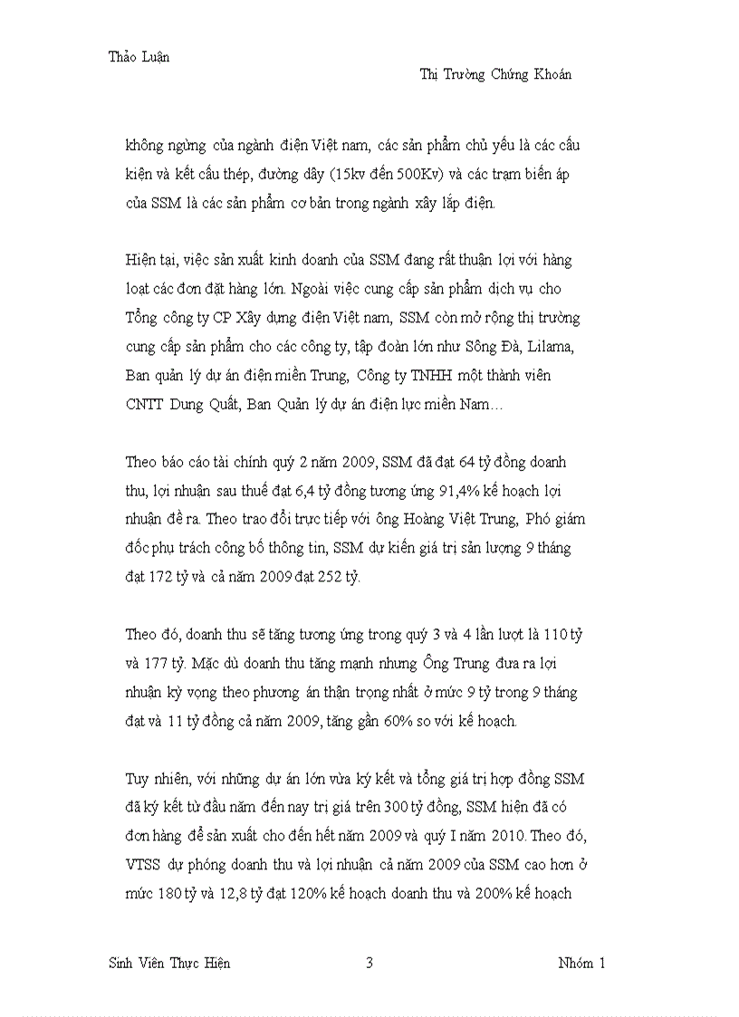 image for page Lựa chọn và phân tích cổ phiếu SSM của CTCP Chế tạo Kết cấu Thép VNECO