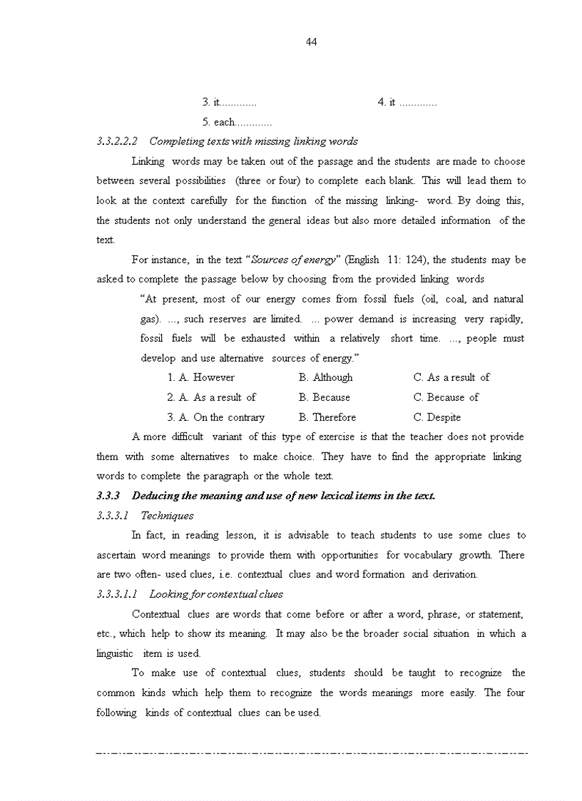 image for page Using while reading techniques to improve reading comprehension for the 11th form students at phan dang luu high school