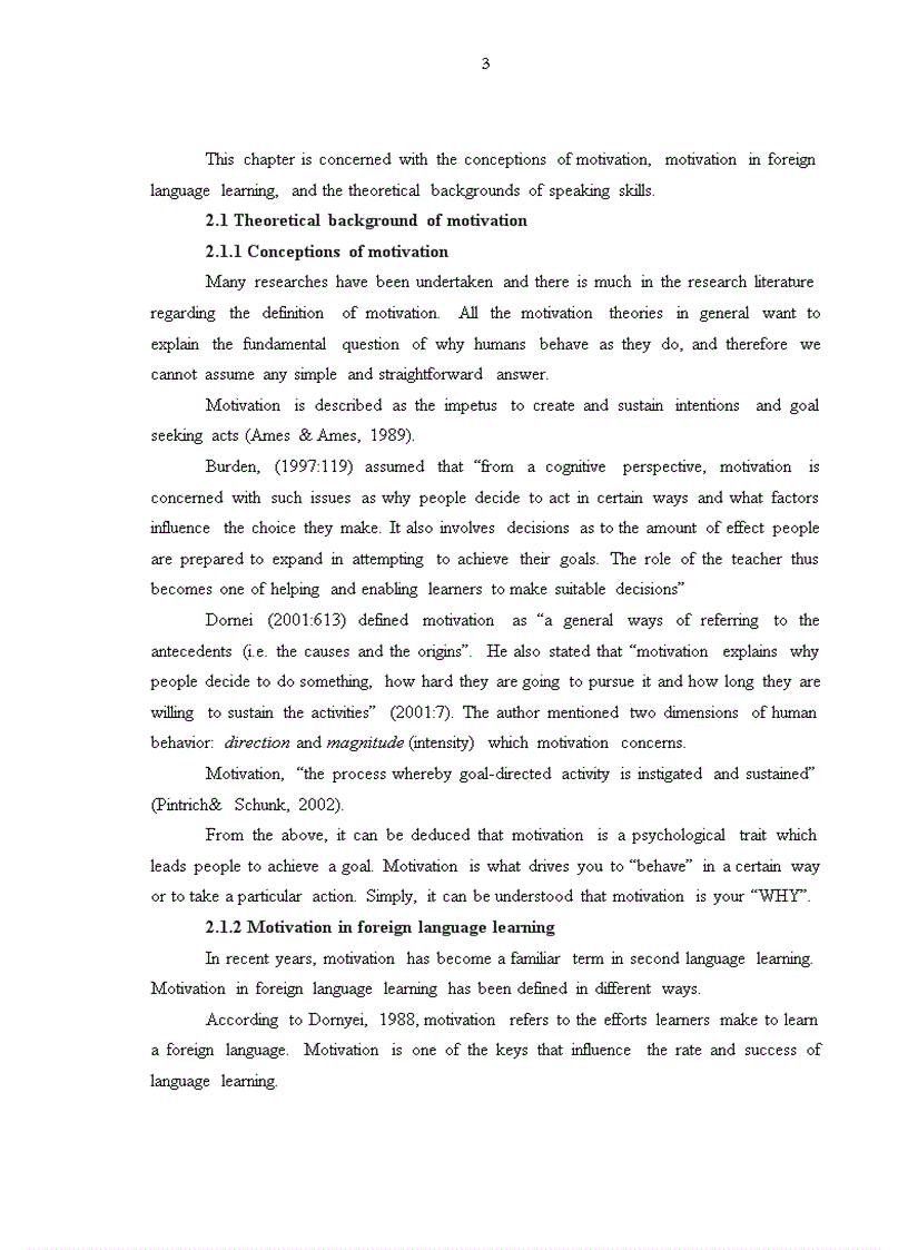 image for page Motivation in learning english speaking of the second year tourism major students at tourism and foreign language department sao do college of indust