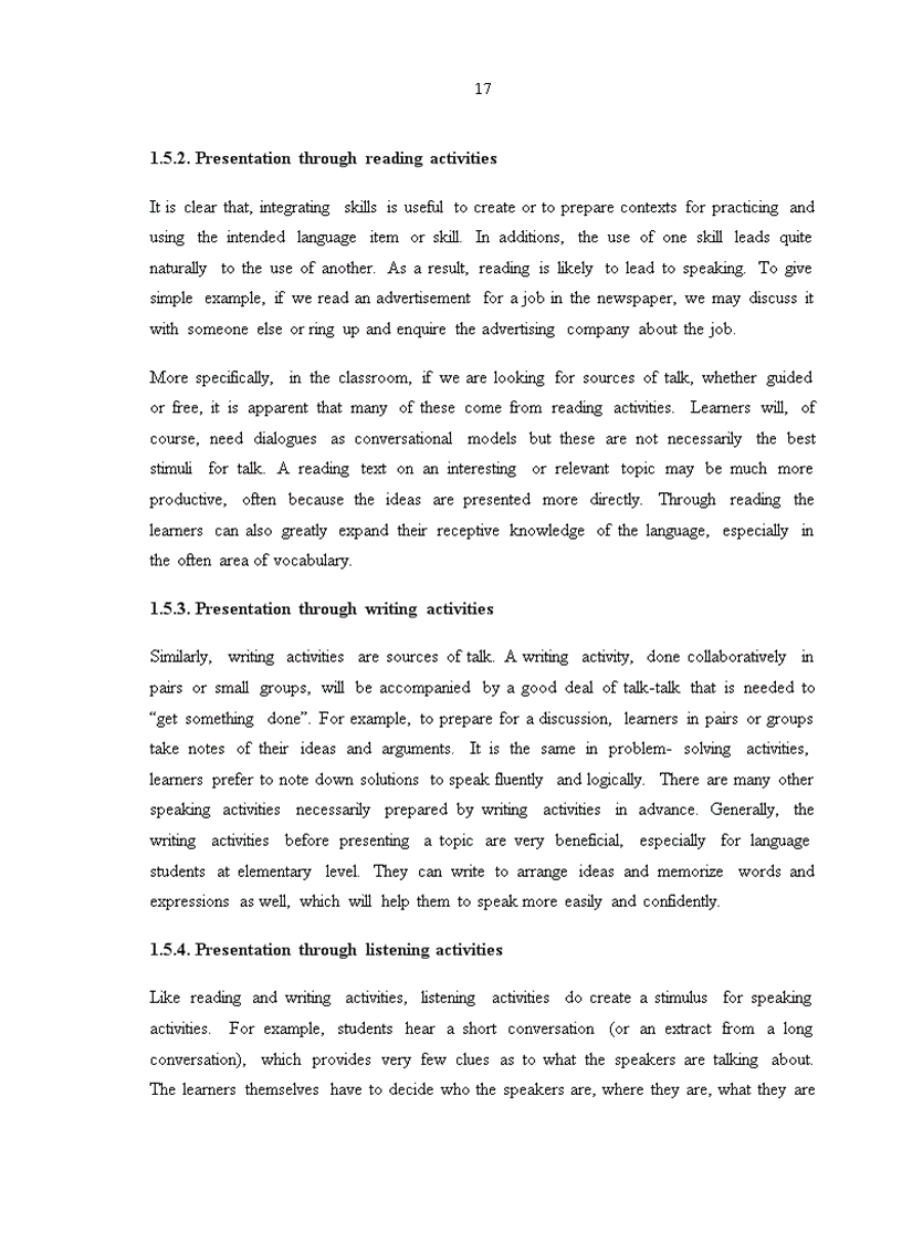 image for page Classroom activities to stimulate 10 form students presentation in english speaking lessons at marie curie high school hai phong