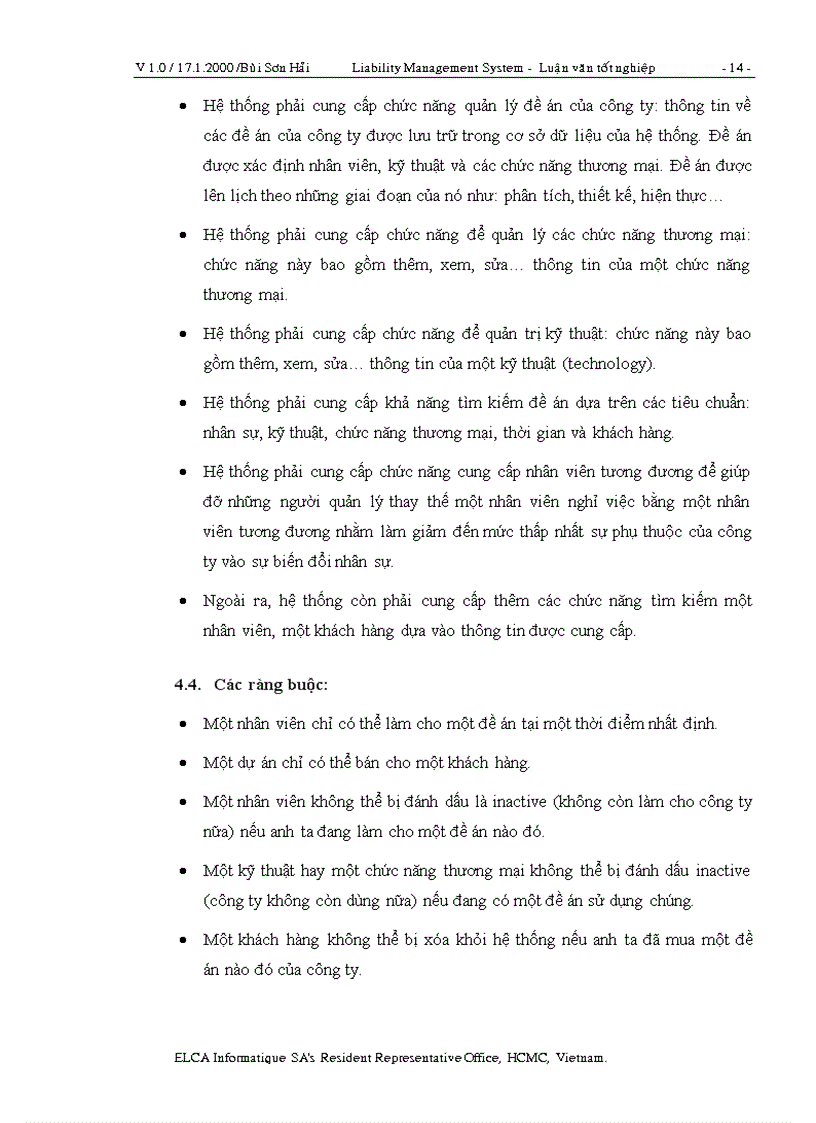 image for page Liability Management System