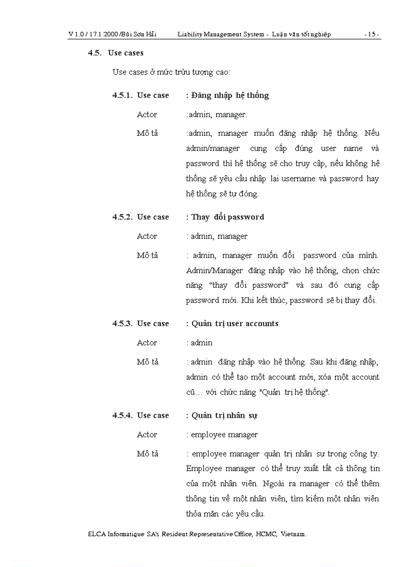 image for page Liability Management System