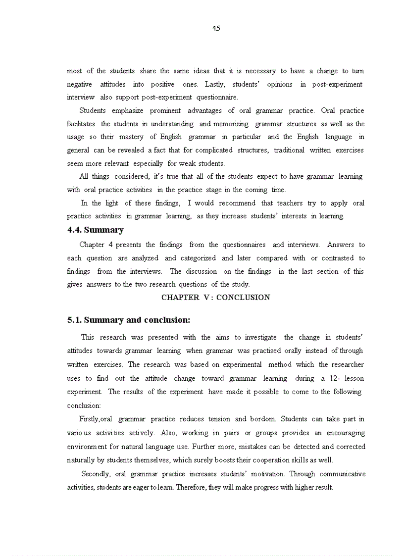 image for page ASTUDY ON HOW ORAL GRAMMAR PRACTICE CAN CHANGE TRAN NGUYEN HAN 10th graders attitudes towards grammar learning