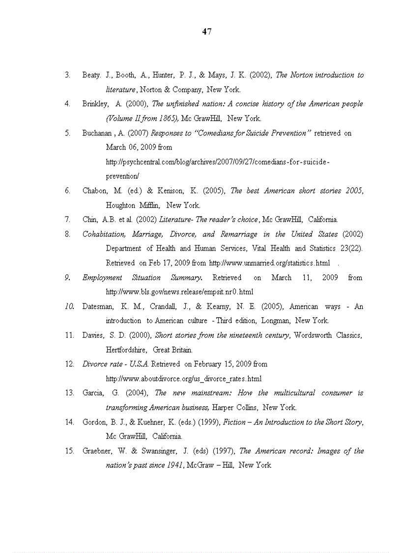 image for page Some aspects of American culture and society in the twentieth and twenty first centuries through a number of selected short literary works