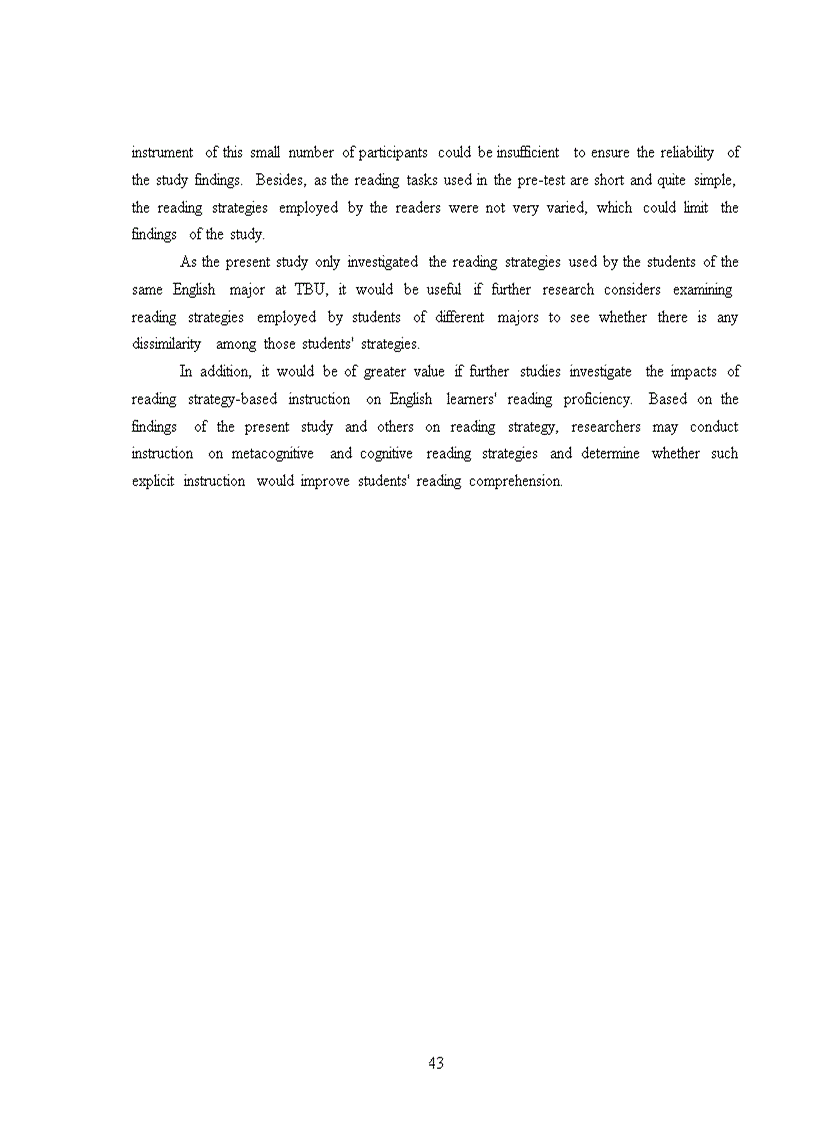 image for page An investigation into english reading strategies employed by ethnic minority junior first year english major students at tay bac university