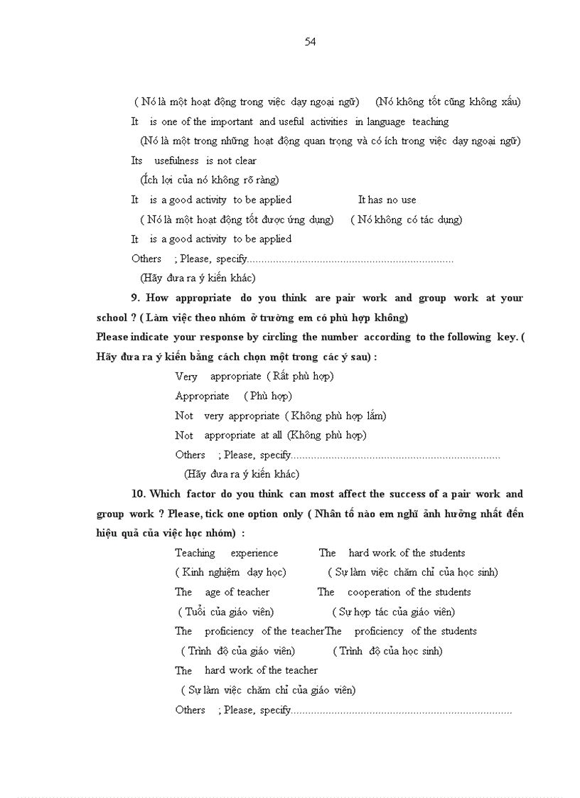 image for page Organizing pairwork and groupwork in the context of high school classrooms at pham van nghi upper secondary school nam dinh province A case study