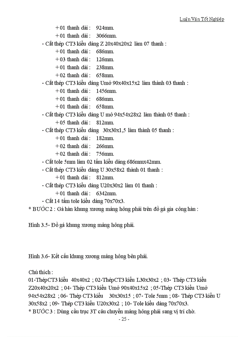 image for page Lập qui trình công nghệ chế tạo và lắp ráp xe ôtô khách thành phố 40 chỗ trên khung chassi cơ sở Hyundai County