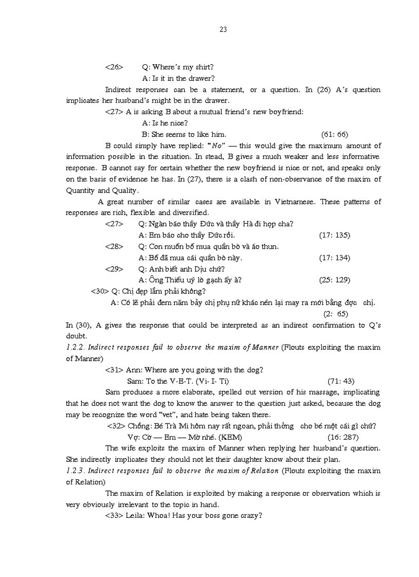 image for page An investigation into some types of verbal responses to questions in English and Vietnamese conversation