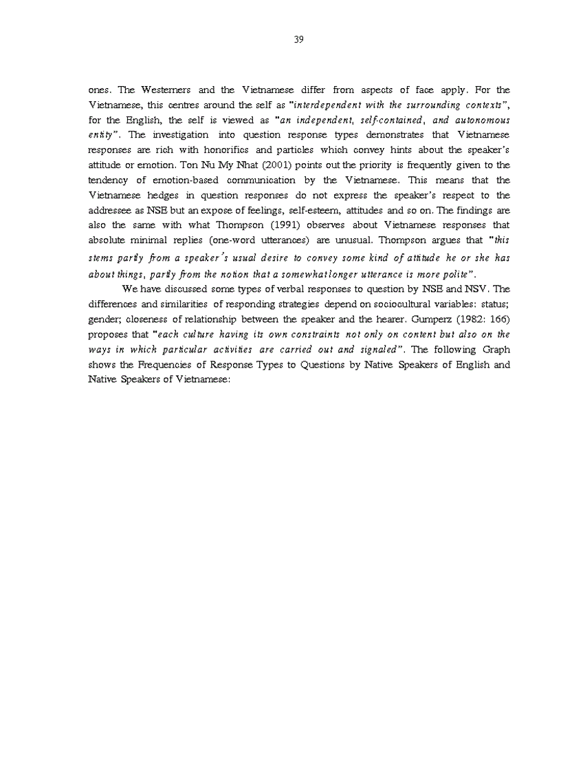 image for page An investigation into some types of verbal responses to questions in English and Vietnamese conversation