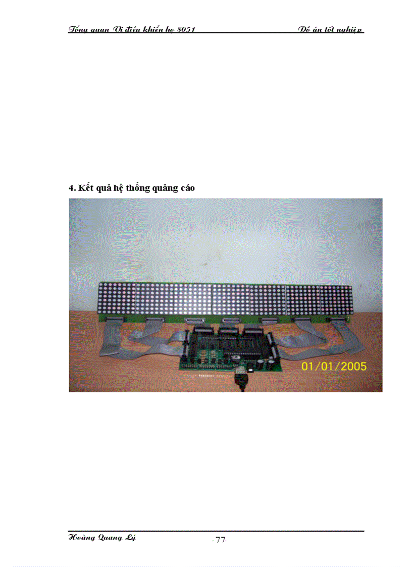 image for page Tổng quan Vi điều khiển họ 8051 Ứng dụng hệ thống quảng cáo