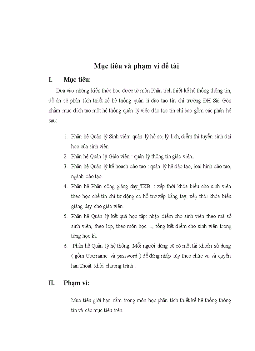 image for page Phân Tích Thiết Kế Hệ Thống Đào Tạo Tín Chỉ