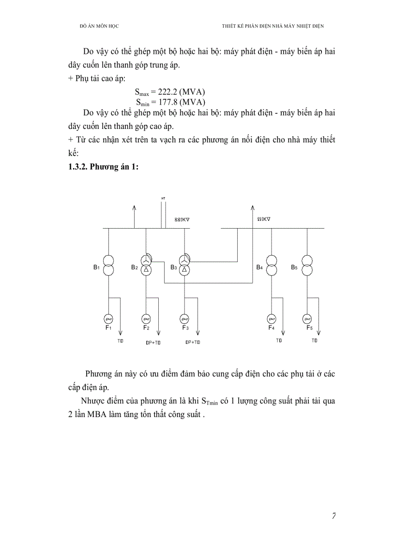image for page Thiết kế nhà máy điện gồm 5 tổ máy công suất mỗi máy là 100 MW