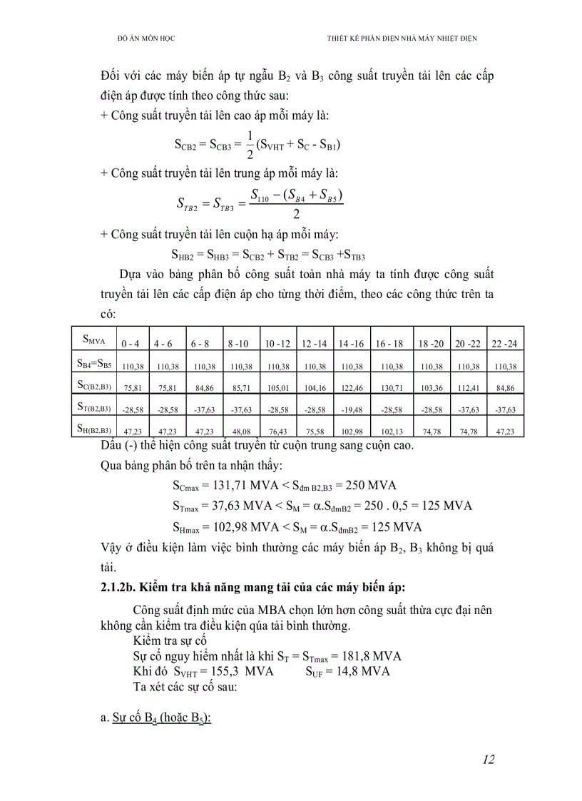 image for page Thiết kế nhà máy điện gồm 5 tổ máy công suất mỗi máy là 100 MW