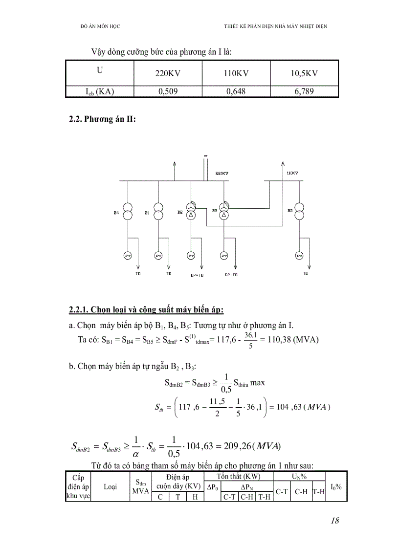 image for page Thiết kế nhà máy điện gồm 5 tổ máy công suất mỗi máy là 100 MW