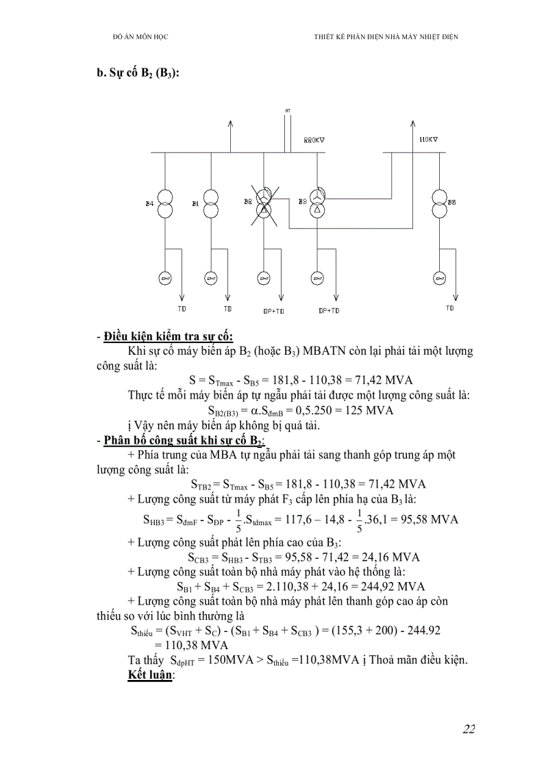 image for page Thiết kế nhà máy điện gồm 5 tổ máy công suất mỗi máy là 100 MW