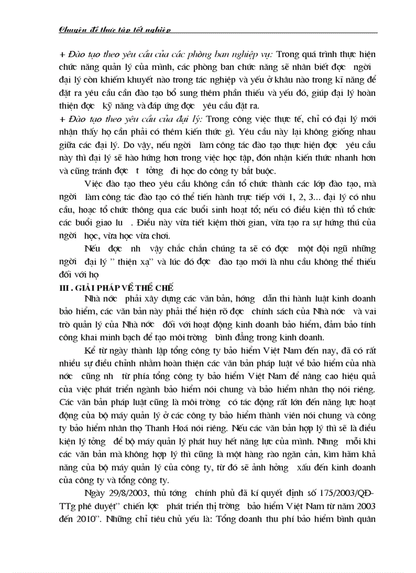 image for page Nâng cao năng lực hoạt động của bộ máy quản lý ở công ty bảo hiểm nhân thọ Thanh Hoá
