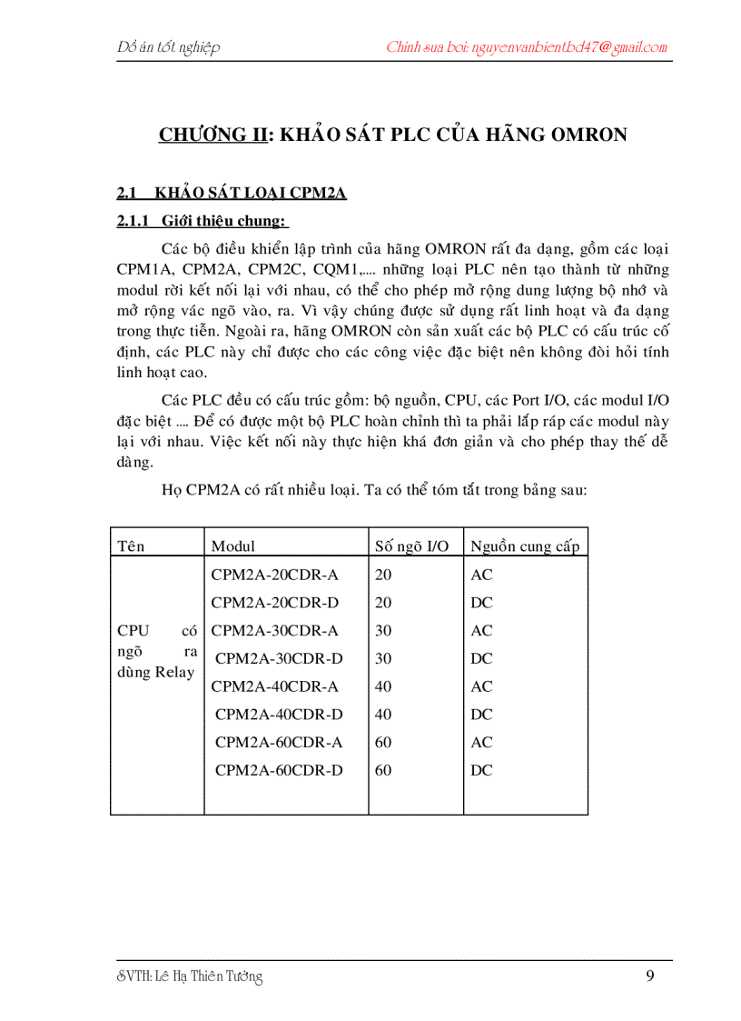 image for page Viết chương trình ứng dụng của PLC OMRON