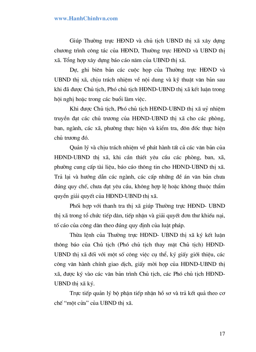 image for page Tình hình hoạt động của Văn phòng HĐND UBND thị xã Phú Thọ