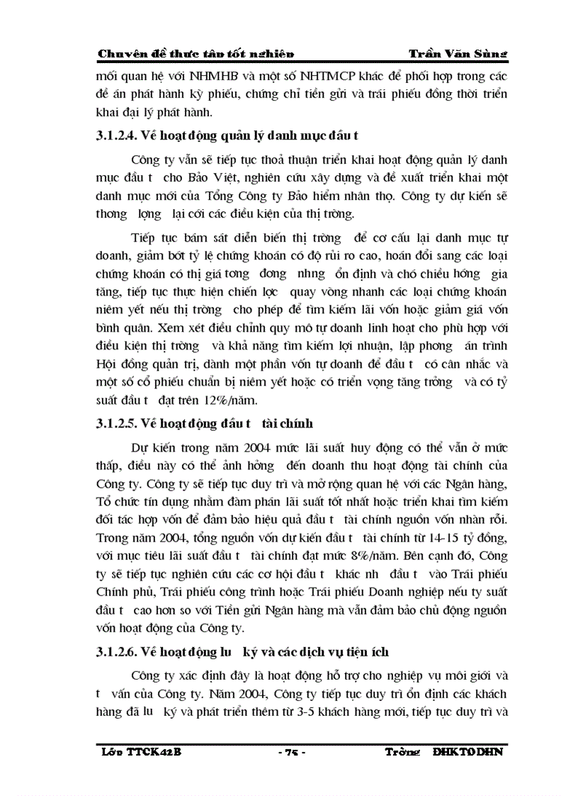 image for page Hoạt động kinh doanh chứng khoán của công ty chứng khoán Bảo Việt