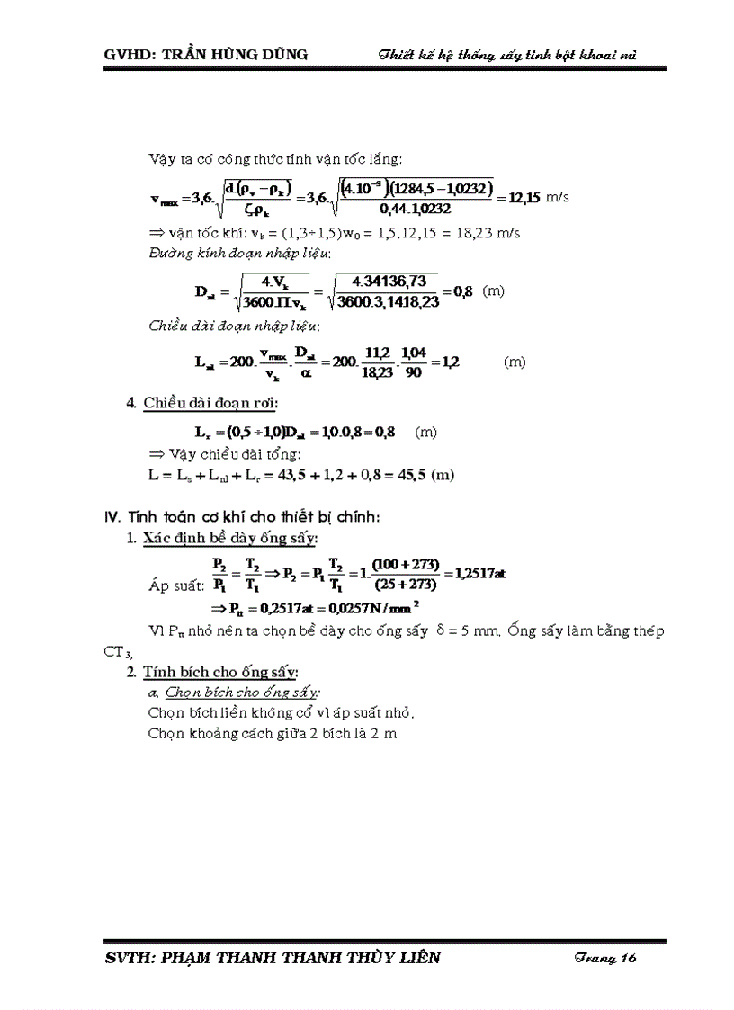image for page Thiết kế sấy khoai mì