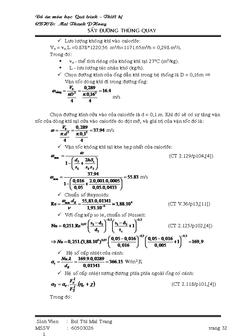 image for page Qui trình công nghệ và thiết bị sấy thùng quay dùng để sấy đường với năng xuất đầu ra là 1200kg h