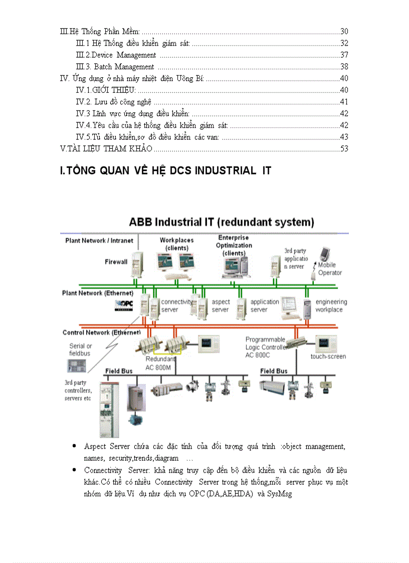 image for page Các chức năng trong System 800xA